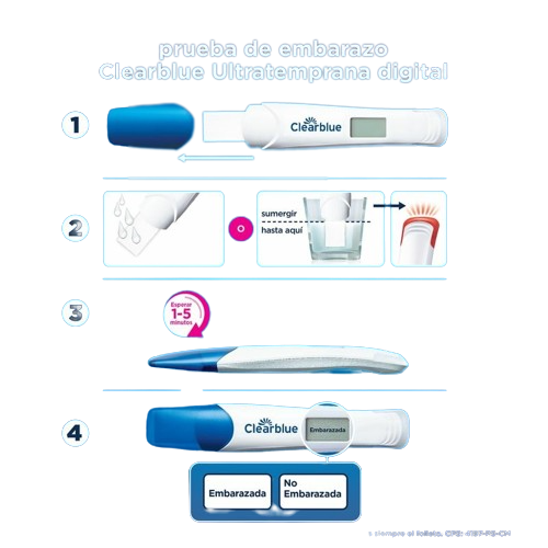 Clearblue Ultratemprana Digital Test De Embarazo