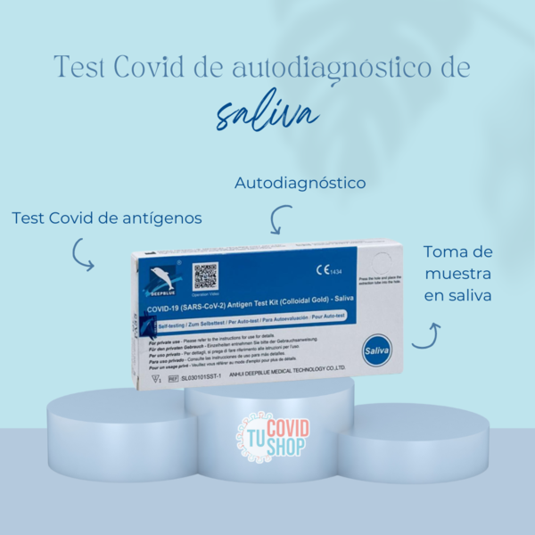 Test Covid de antígenos de saliva DeepBlue