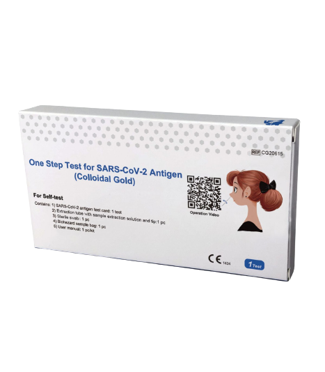 Test de antigenos nasal de autodiagnostico Getein