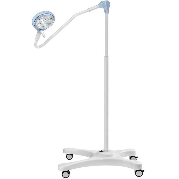 Lámpara de cirugía LED Saturno con ajuste de color. Base rodable
